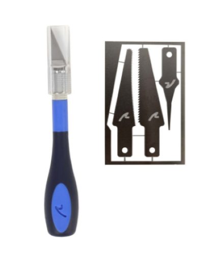 Wooden Ship Kit Fittings - Cut No.5,2saws, Glue Appicator Carousel 1