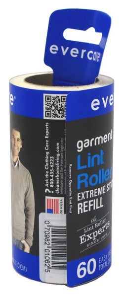 Evercare Lint Roller Refill Picks Up Lint, Dust, Dandruff 60 Layers Carousel 2
