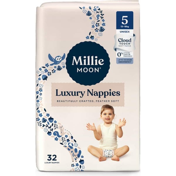 Millie Moon Nappies Walker Boys & Girls 13-18kg Size 5 Carousel 1