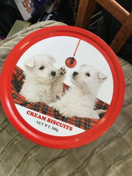 2 SCOTTY DOGS WITH CHRISTMAS BAUBLE Carousel 1