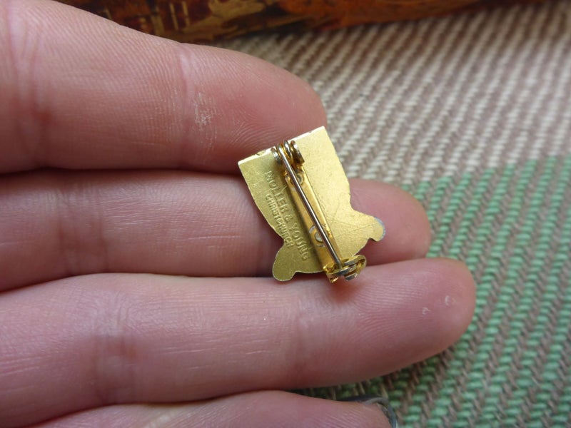 Awesome Vintage NZ Badge Christchurch Working Men's Club New Zealand Carousel 2