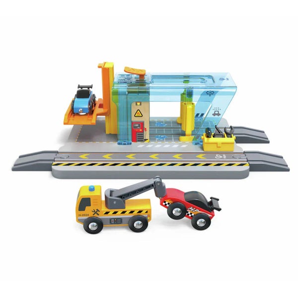 Hape Vehicles Repair & Wash Station Carousel 2
