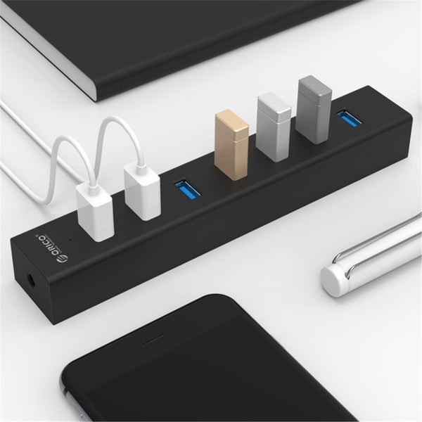 Orico 7 Port USB 3.0 Hub 5Gbps with 5V2A Power Adapter [H7013-U3-AD-AU-BK] Carousel 6