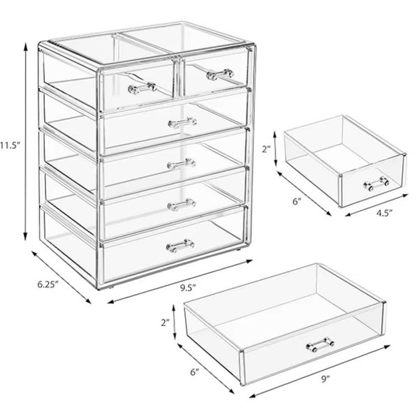 Makeup Storage 7 Drawers Carousel 3
