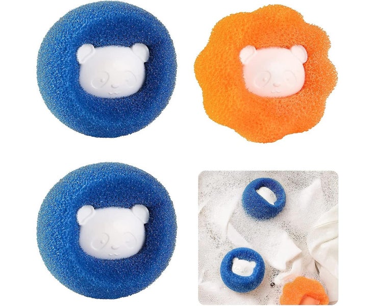 3pcs Clothes Adsorption Hair Removal Cleaning Ball reusable Hair Remover Washing Carousel 1