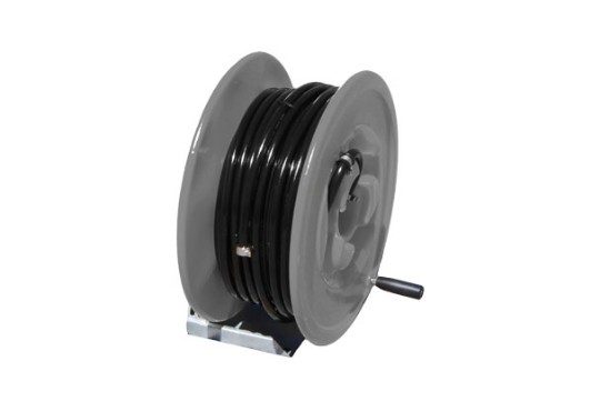 50m Base Mount Manual Poly Hose Reel Carousel 2