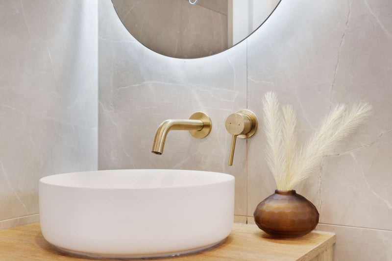 Halo 400mm Round Vessel Basin – Matte White Carousel 2