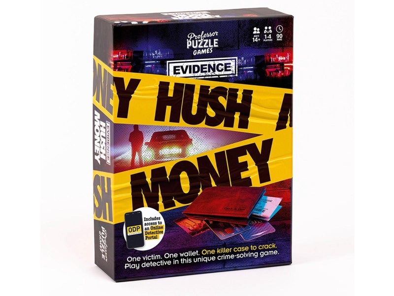 Professor Puzzle Evidence Hush Money Card Game Carousel 1