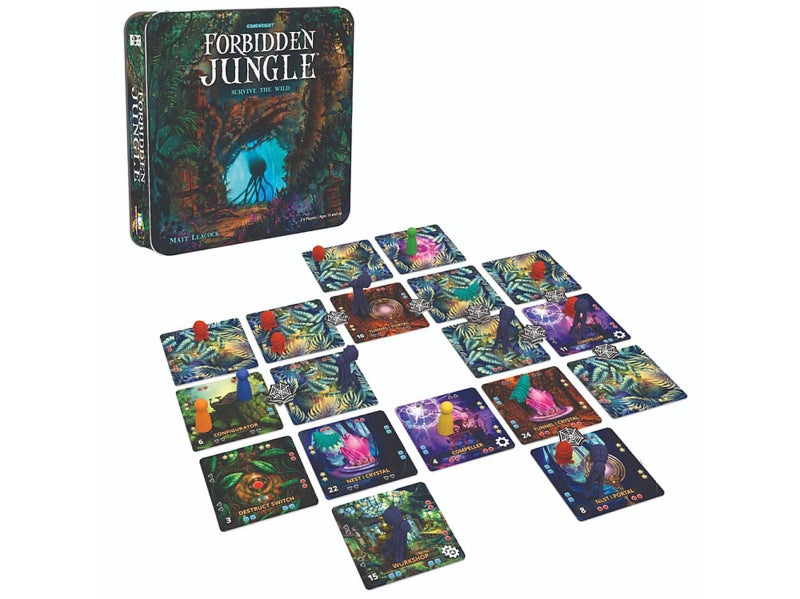 Gamewright Forbidden Jungle In Tin Card Game Carousel 1