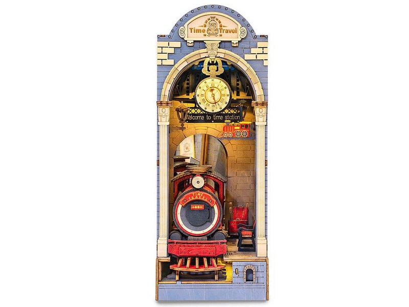 Robotime DIY Bookends Time Travel Carousel 1