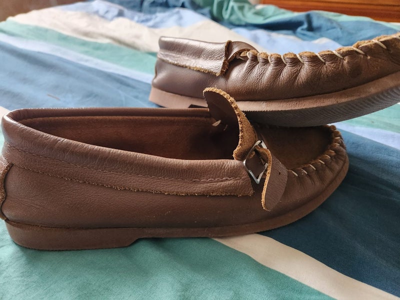 STEVENS Moccasin slippers Nz Made size 11 Carousel 1