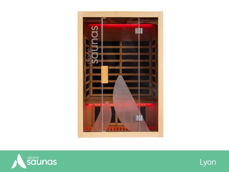 INDOOR SAUNA - LYON LOW EMF 2-SEATER - ALPINE SPAS Carousel 1