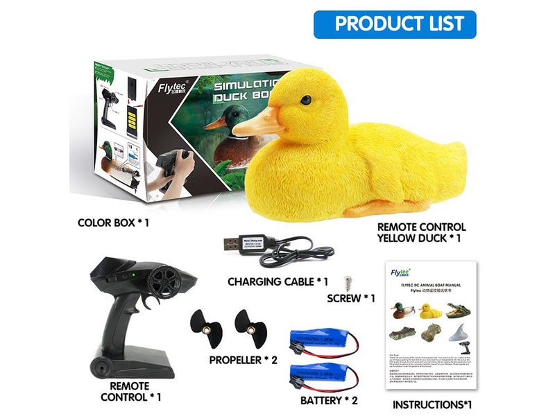 2.4Ghz RC Duck Boat Hunting Motion Remote Control Duck Boat Carousel 1