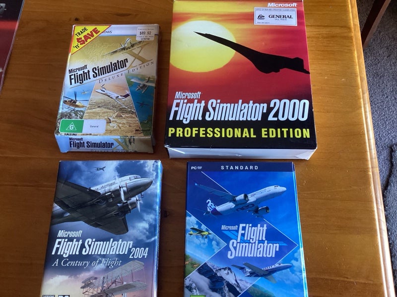 4 x Microsoft Flight Simm packages Carousel 1