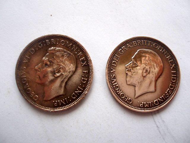 Vintage Half Penny Coins. Carousel 1