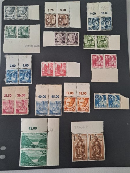 Stamps from Germany. RHEINLAND-PFALZ Carousel 1