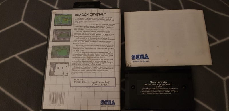 Sega Master System - Dragon Crystal COMPLETE Carousel 2