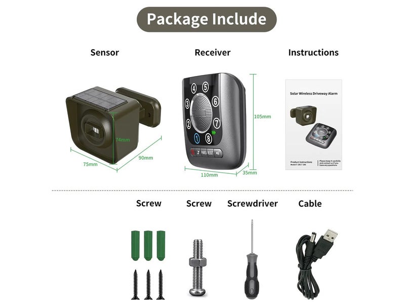 Home Security System Driveway Alarm (Over Stocked) Carousel 9