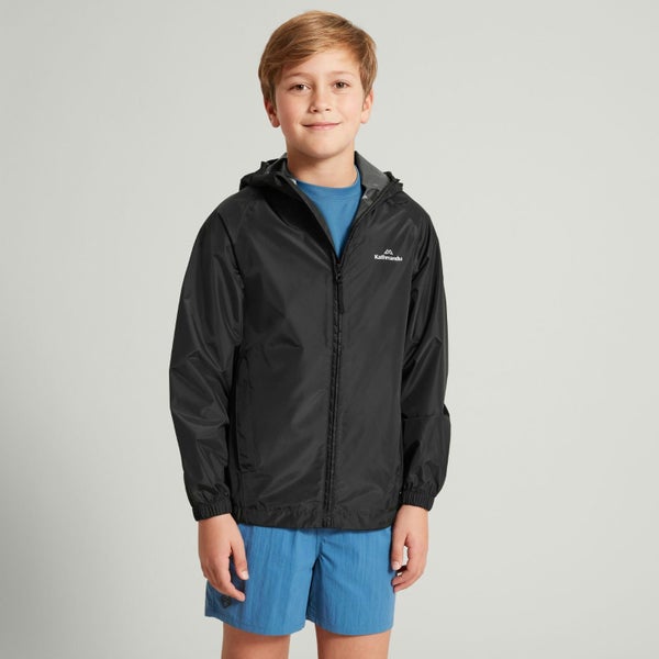 Kathmandu Youth Pocket-it 2-layer Rain Jacket Carousel 1
