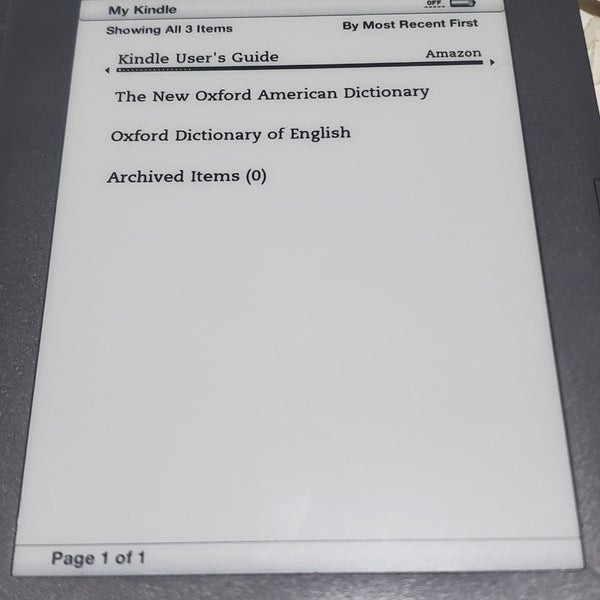 AMAZON KINDLE 3RD GENERATION GOOD WORKING ORDER Carousel 2