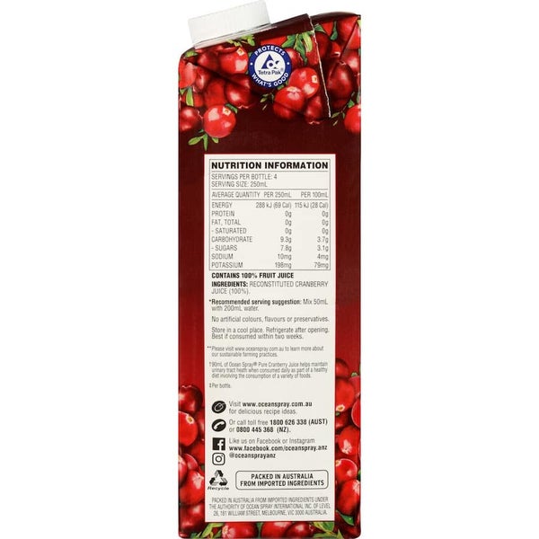 Ocean Spray Juice Cranberry 1L Carousel 5