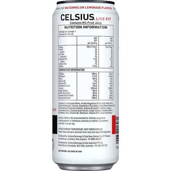 Celsius Energy Drink Watermelon Lemonade Carousel 2