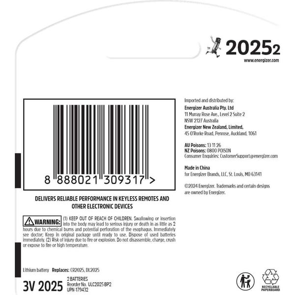 Energizer Ultimate Lithium Batteries 2025 2pack Carousel 2