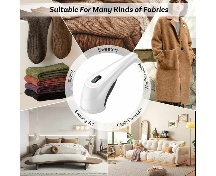 Electric Lint Shaver LED Fabric Shaver Clothes Shaver Lint Remover Wool Def Carousel 5