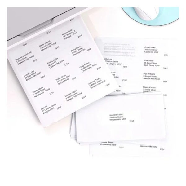 AVERY 938206 L7169 General Use Labels A4 4 Labels/Sheet - 100 Sheets 99.1 x 139 Carousel 4