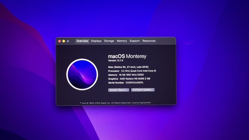 27” iMac - Late 2015 3.2GHz - 1TB Carousel 2