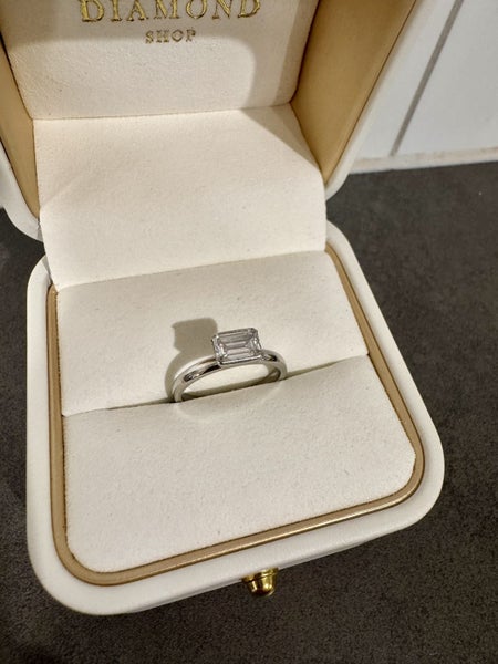 1ct Emerald Cut Solitaire Ring Carousel 2