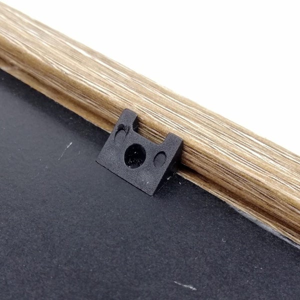 50X Black Plastic Picture Photo Frame Back Board Backboard Hold Clip Snap Fixing Carousel 2