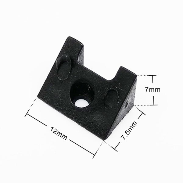 50X Black Plastic Picture Photo Frame Back Board Backboard Hold Clip Snap Fixing Carousel 6