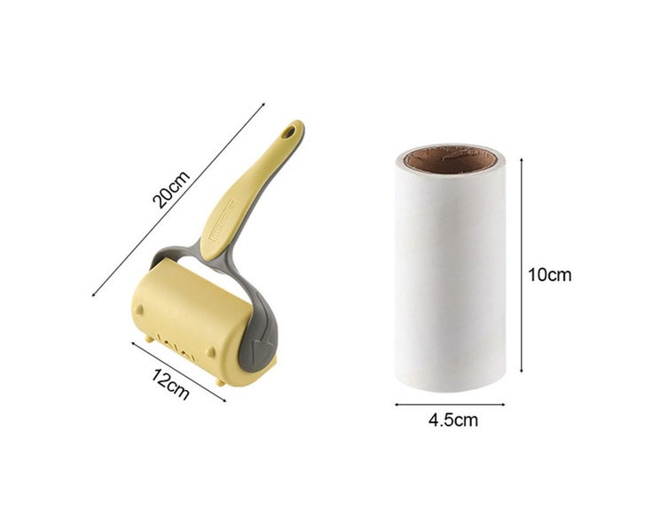 2pcs Lint Rollers with Handles andSticky Refills Hair Remover for Clothes Carousel 2