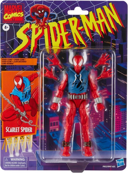 Marvel Legends Retro Collection - Spider Man: Scarlet Spider Action Figure Carousel 1