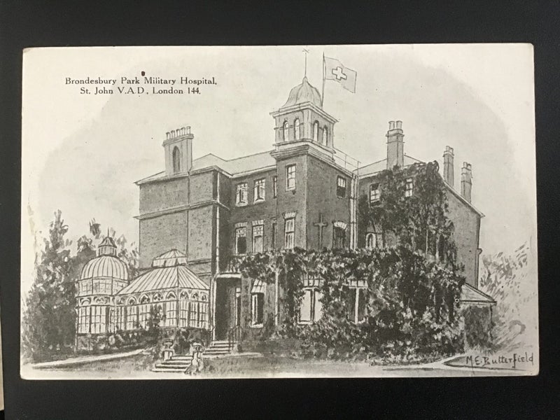 Brondesbury Park Military Hospital St John V.A.D. London 144 WW1 Carousel 1
