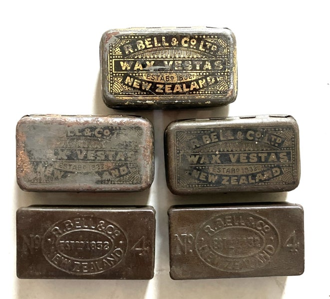Vintage match tins Carousel 1
