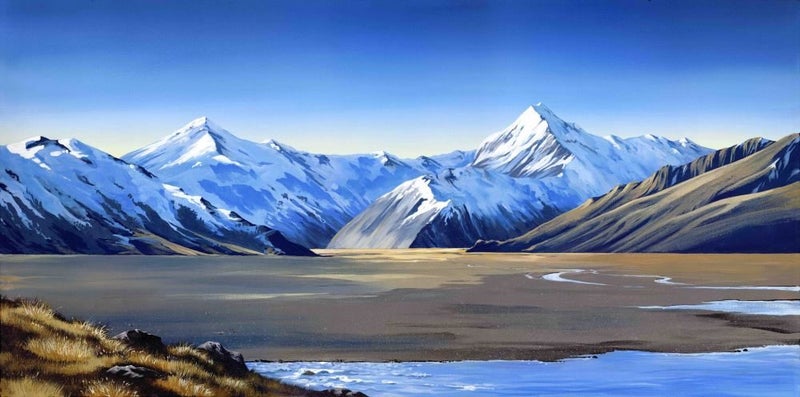 FREE DELIVERY: HUGE CANVAS PRINT Mt Cook by Linelle Stacey Carousel 1