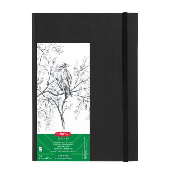 Derwent A4 Academy Hardcover Visual Diary 128 Pages x Pack of 5 Carousel 1