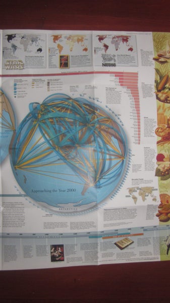 National Geographic Milennum Map "Cultures, Voices of the World" Carousel 2