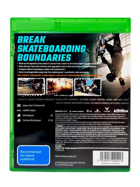 Tony Hawk's Pro Skater 1 + 2 (XBox One) *AS NEW* Carousel 2