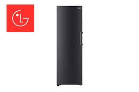 LG 324L Single Door Vertical Left Hand Freezer - Matte Black Carousel 1