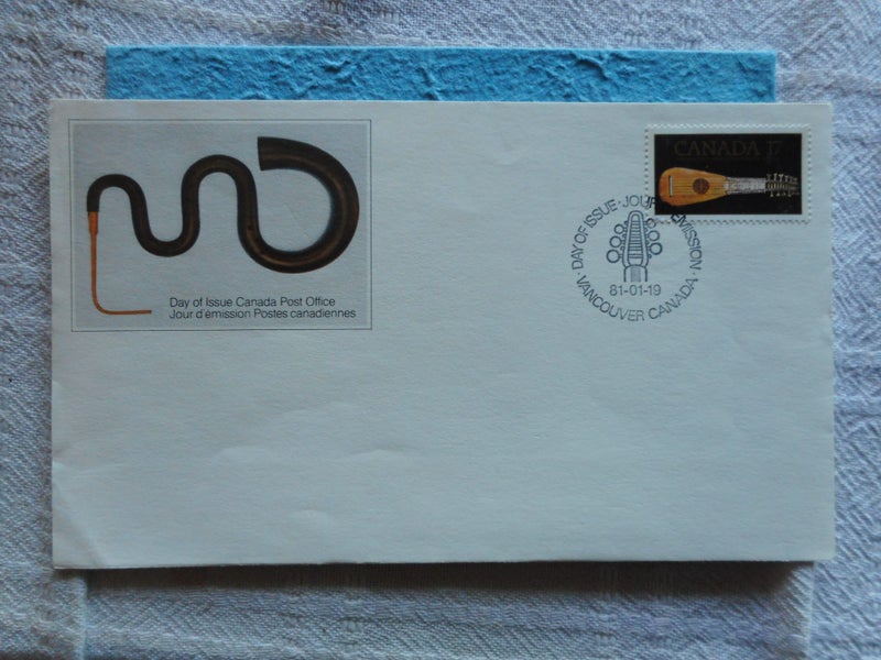 1981 Canada "The Look of Music" Exhibition, Vancouver First Day Cover Carousel 1