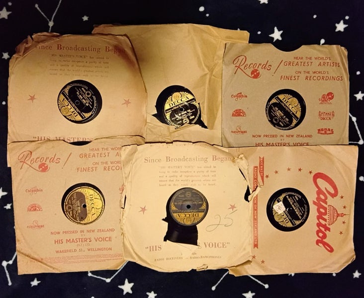 78rpm Bing Crosby records x6. Bulk Lot Carousel 1