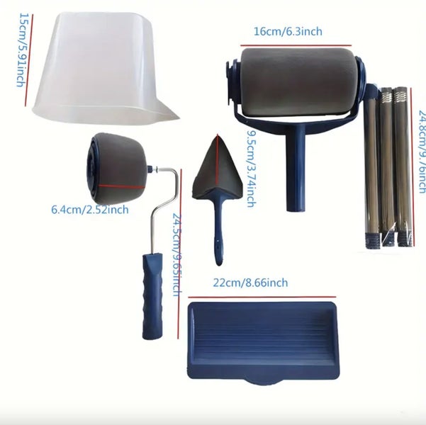 Paint Roller Set - 8pcs Carousel 2
