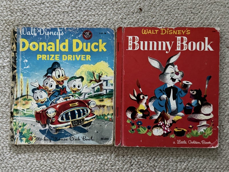 2 walt disney books $1 reserve Carousel 1