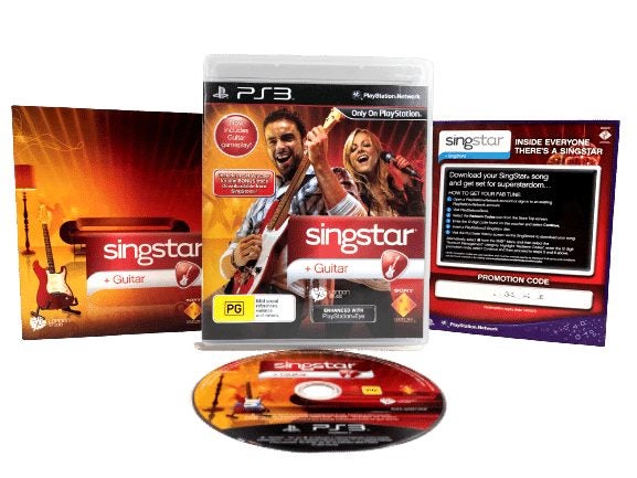 SingStar + Guitar (PS3) *MINT COMPLETE* Carousel 1