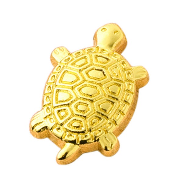 Money Turtle Metal Mini Money Turtle Tiny Praying Statue Carousel 1