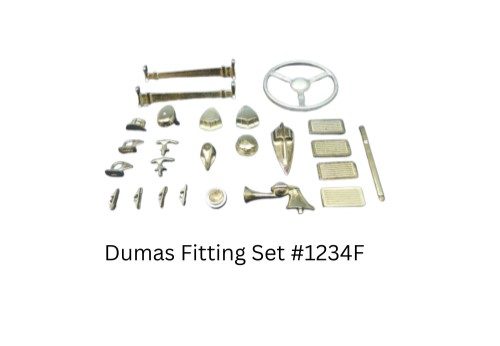 Wooden Model Ship Fitting - Part-Cast Metal FittingSet1234 Carousel 1