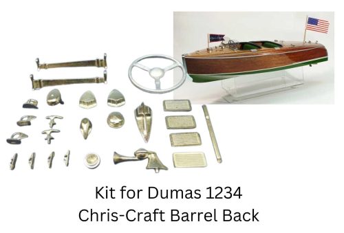 Wooden Model Ship Fitting - Part-Cast Metal FittingSet1234 Carousel 2